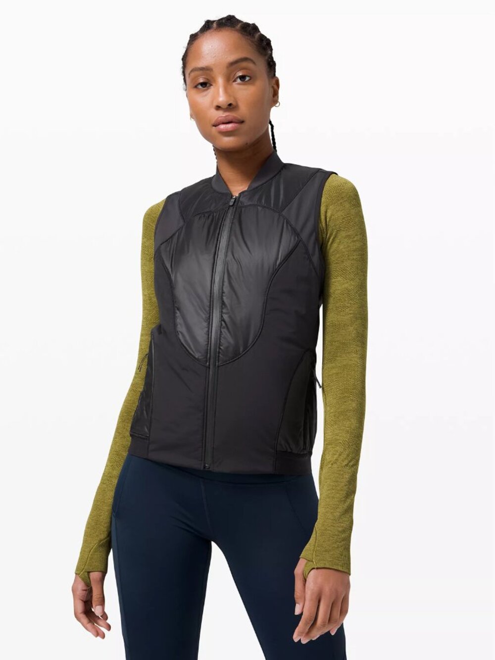 lululemon Polar Pace Run Vest - Black - Size 4